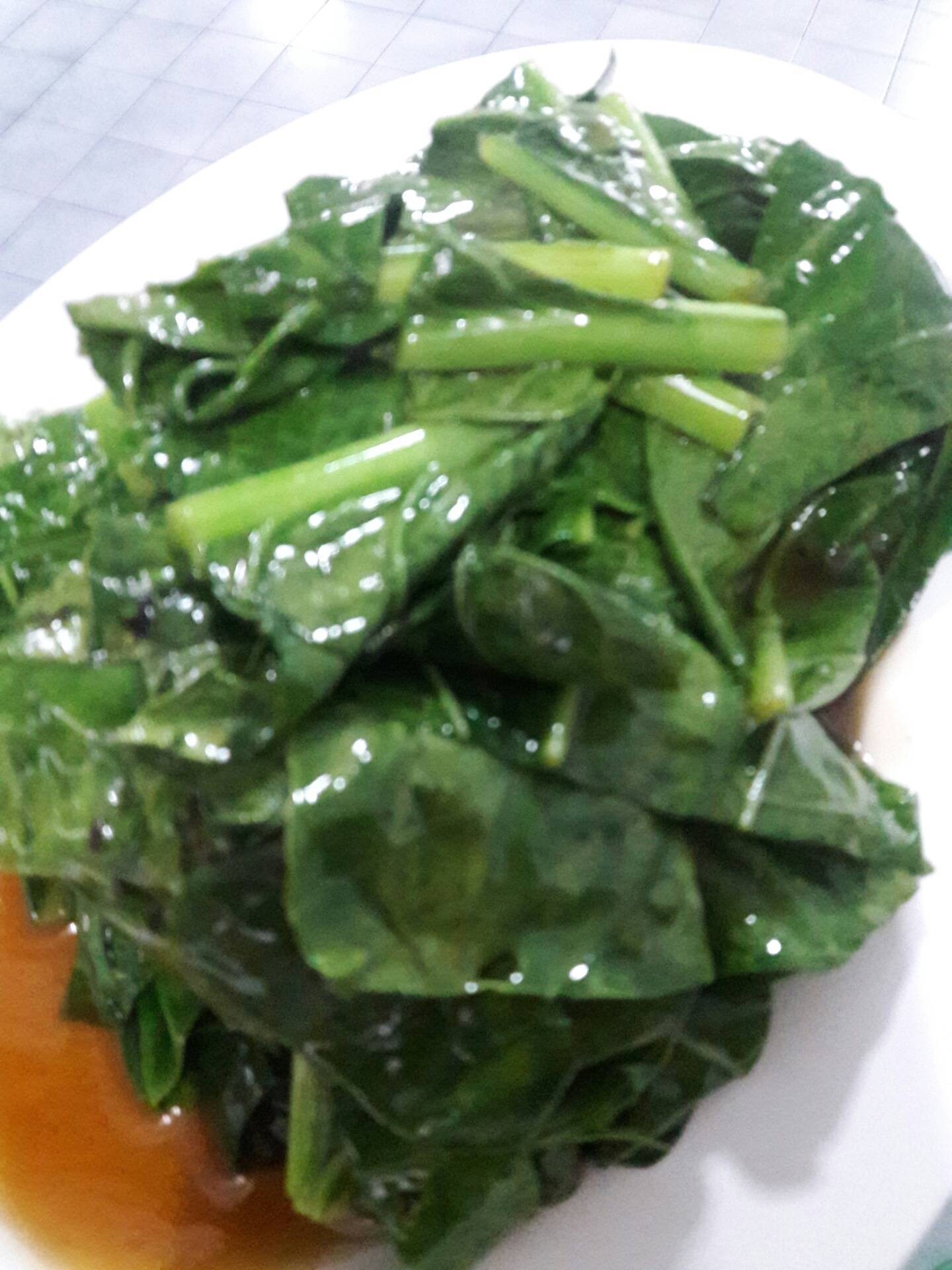 คะน้าน้ำมันหอย
