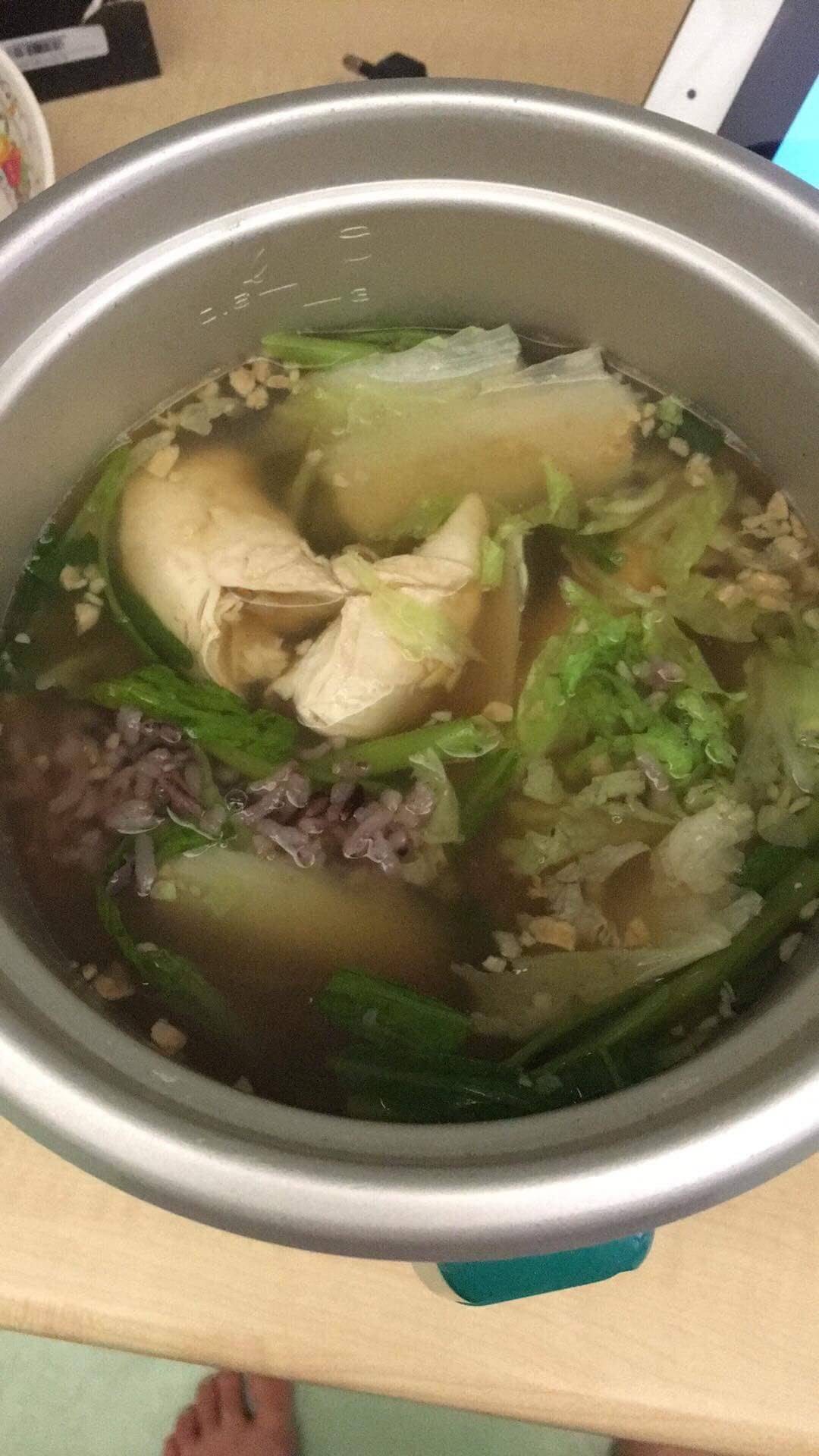 ข้าวต้มทรงเครื่องคลีนๆ