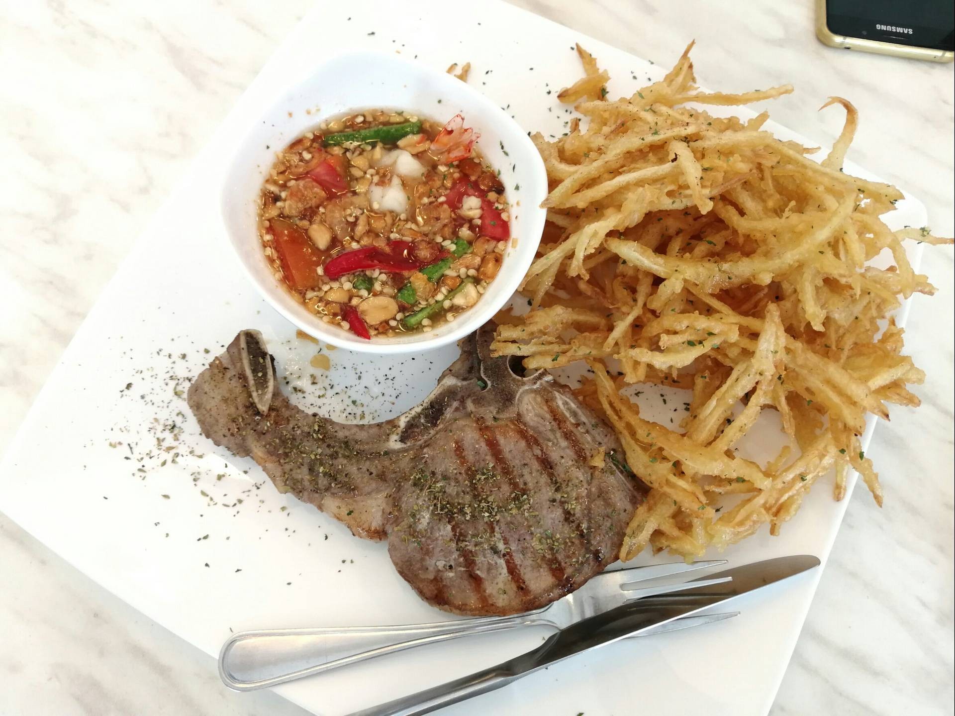 สเต๊กหมู