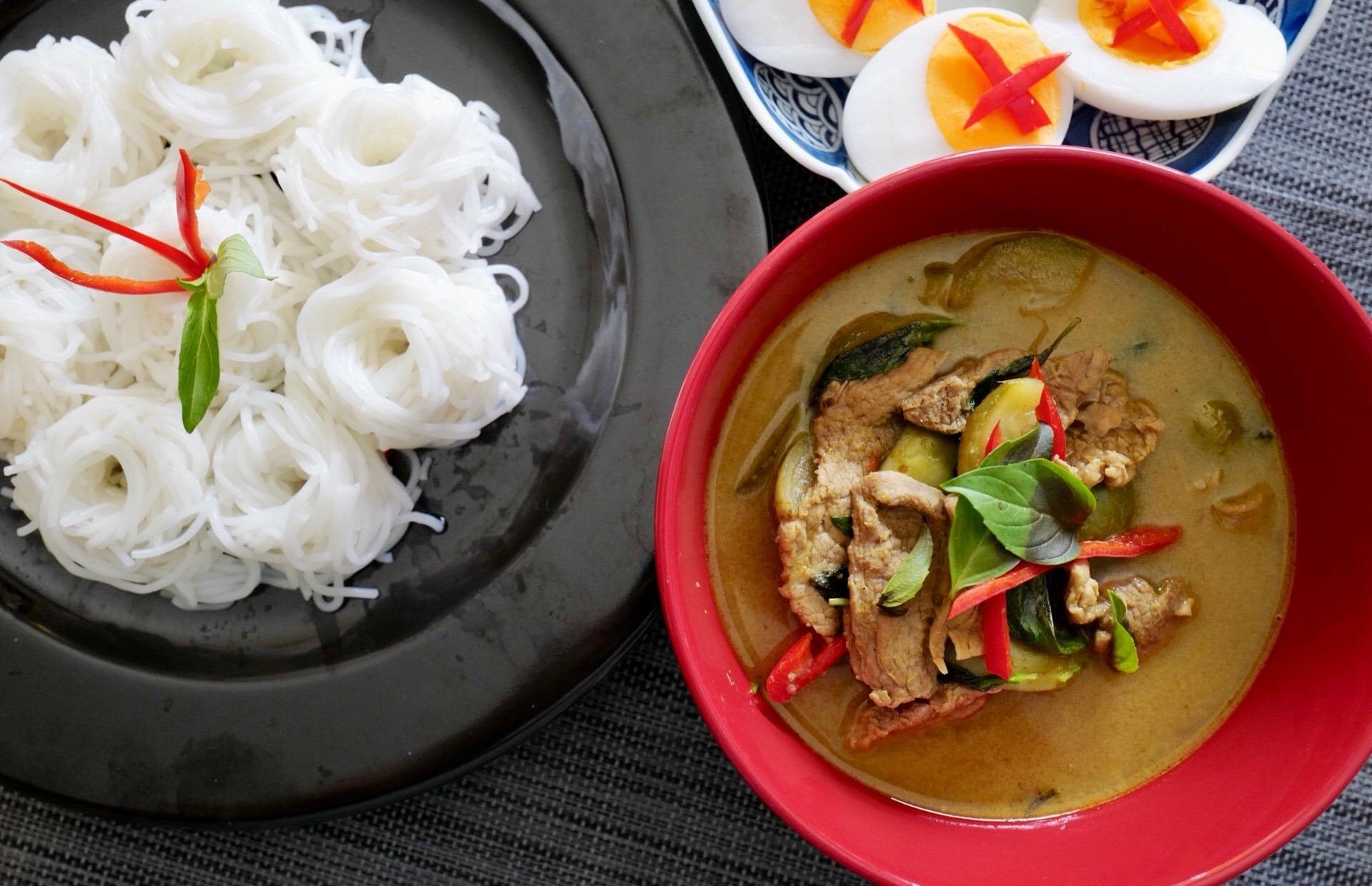 แกงเขียวหวาน สันในหมู