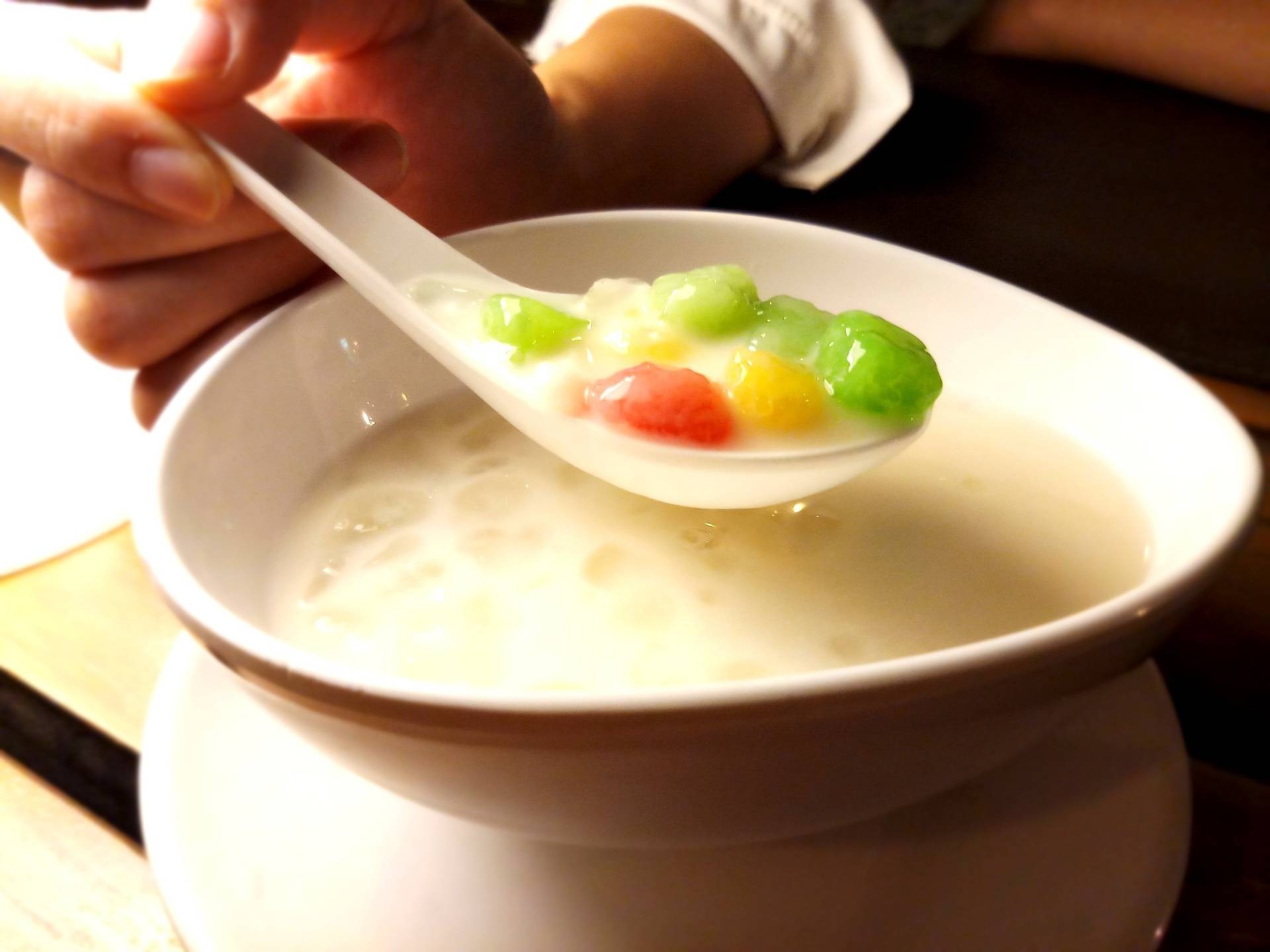 ทับทิมกรอบกะทิสด