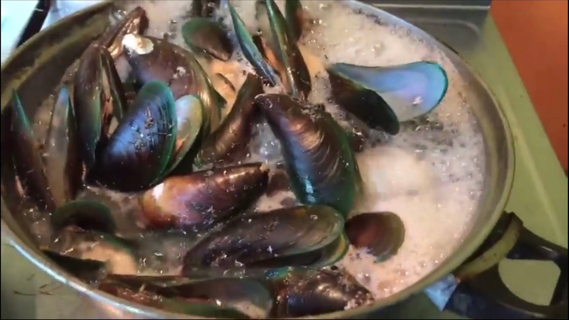 หอยเเมลงภู่อบ อย่างง่าย