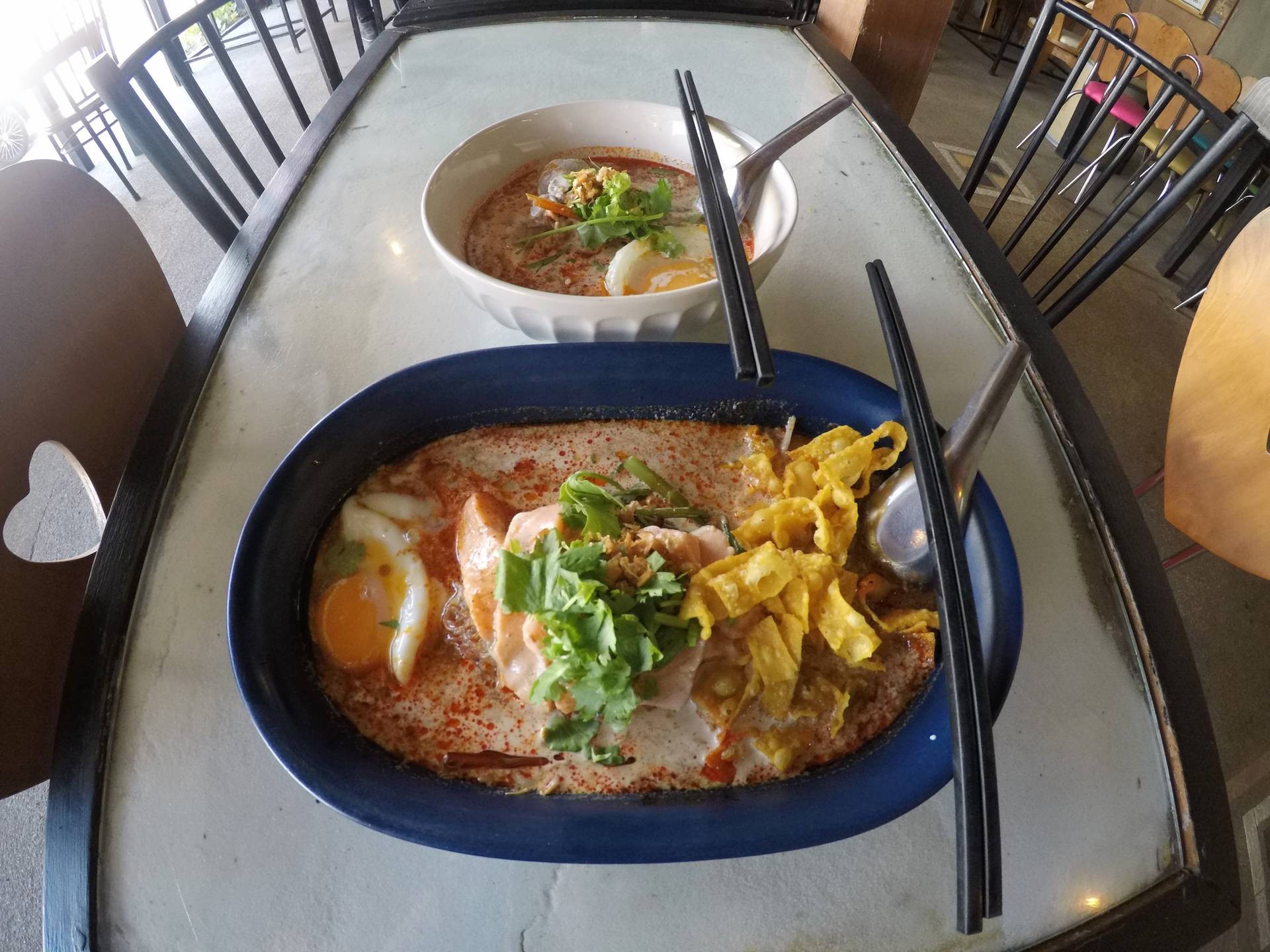 เตี๋ยวต้มยำน้ำข้นไข่(เตี๋ยวเด็กเกาะ)