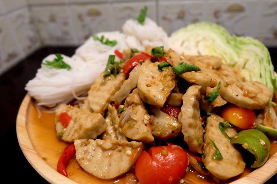 ตำหมูยอ