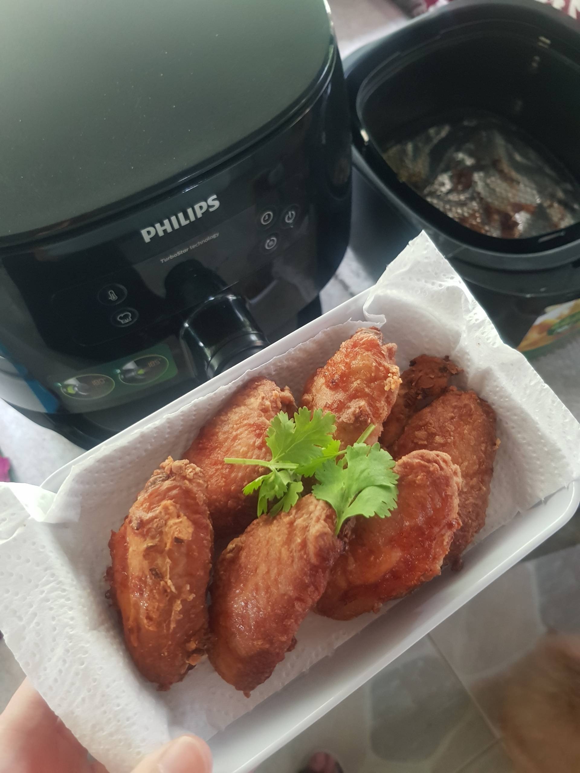 ปีกไก่ทอดกรอบ(ไร้น้ำมัน)