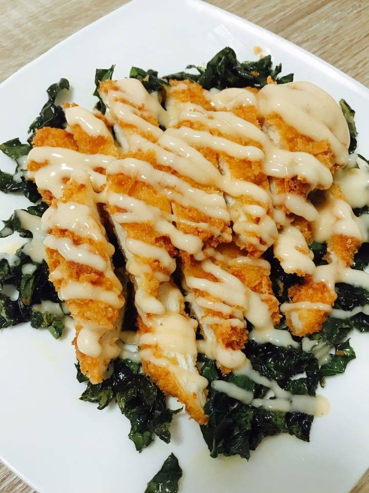 ไก่กรอบซอสมะนาว