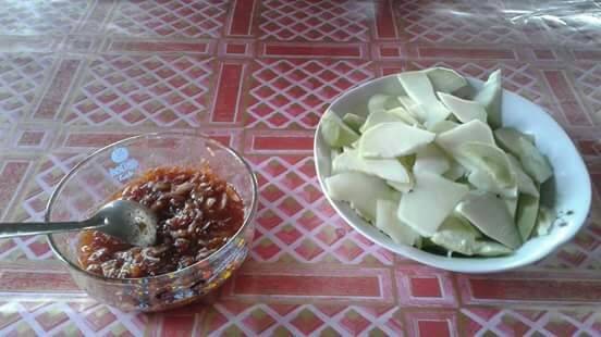 น้ำปลาหวาน สูตร 2 (ปลาร้าแห้ง) พริกป่น หอมแดงสด