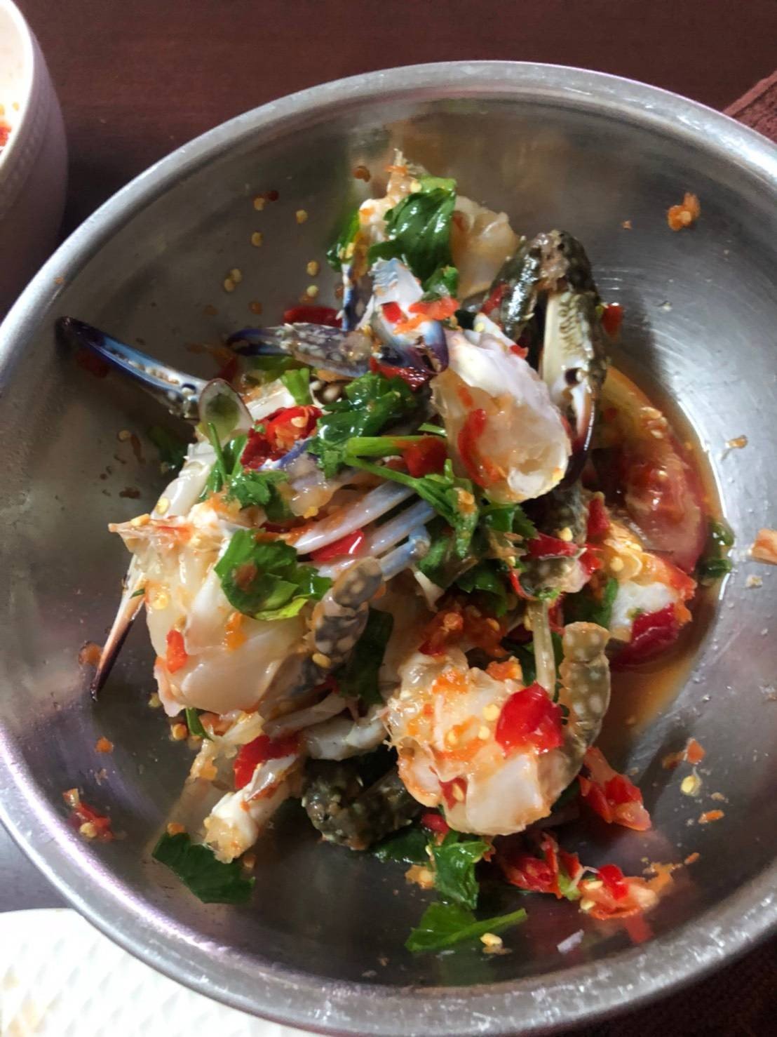ยำปูม้า