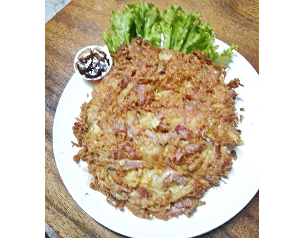 ไข่เจียวแฮมเห็ด