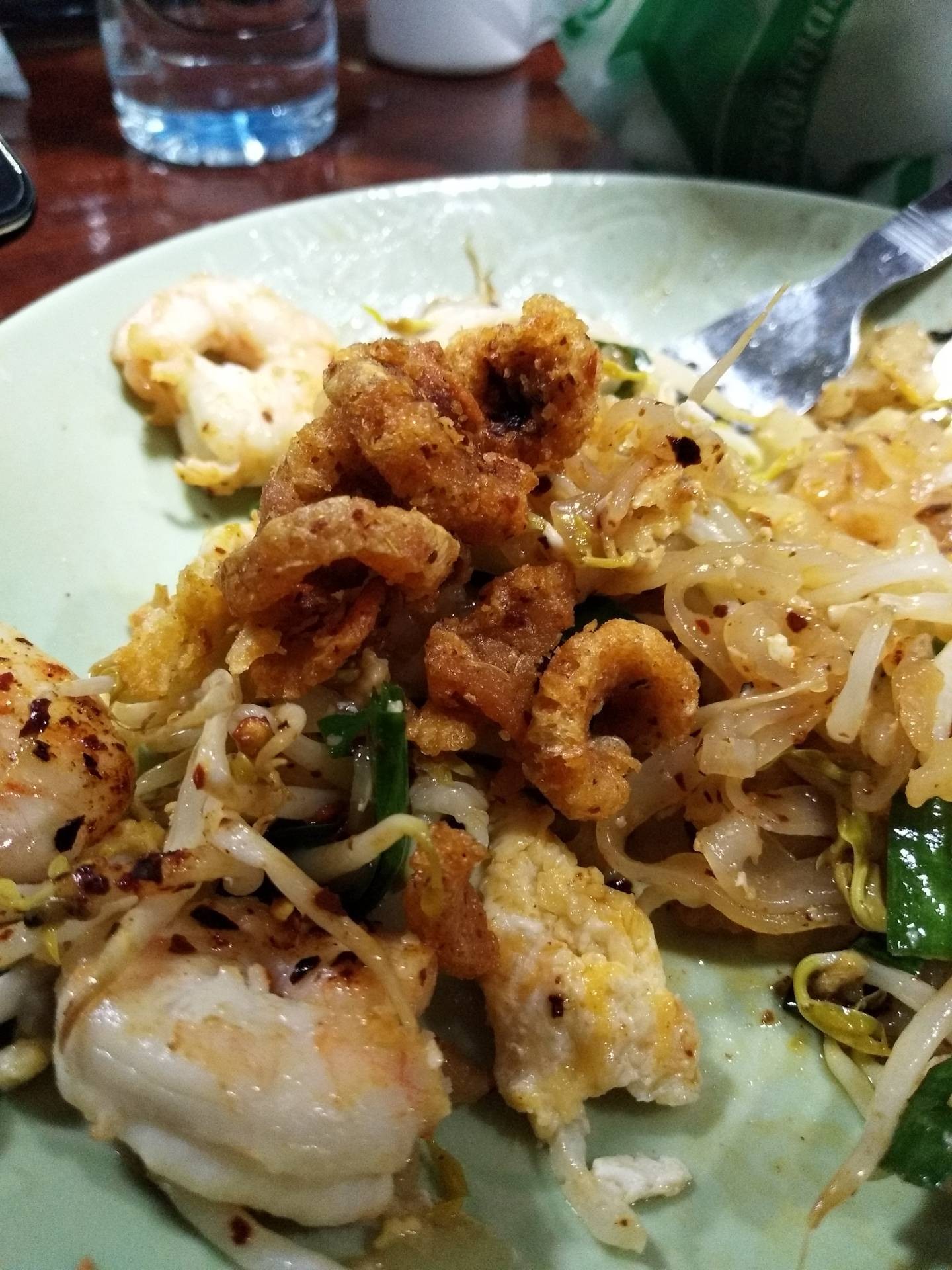 ผัดไทยกุ้งสด