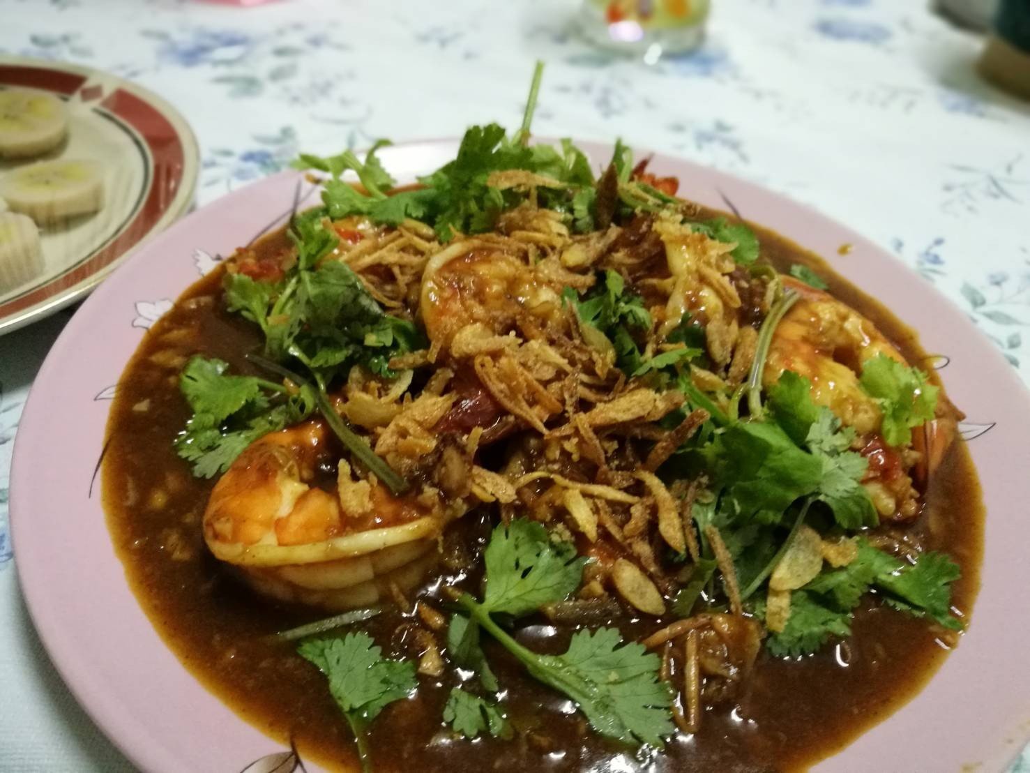 กุ้งผัดมะขามเปียก