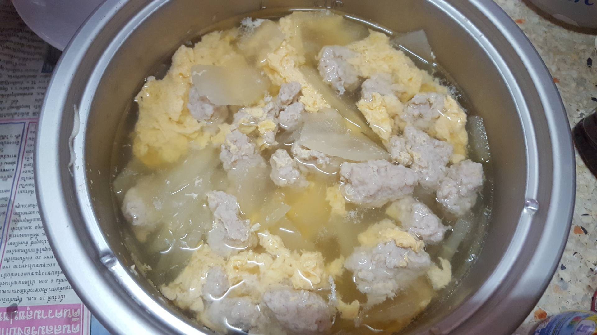 แกงจืดฟักหมูสับ