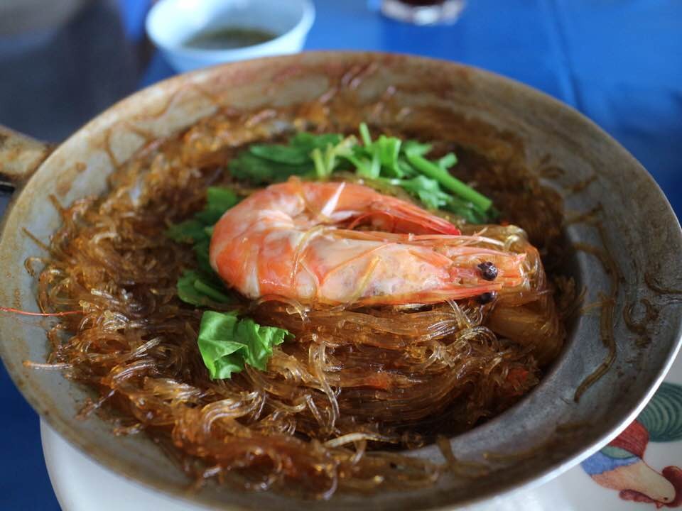 กุ้งอบวุ้นเส้นนู้มนุ่ม