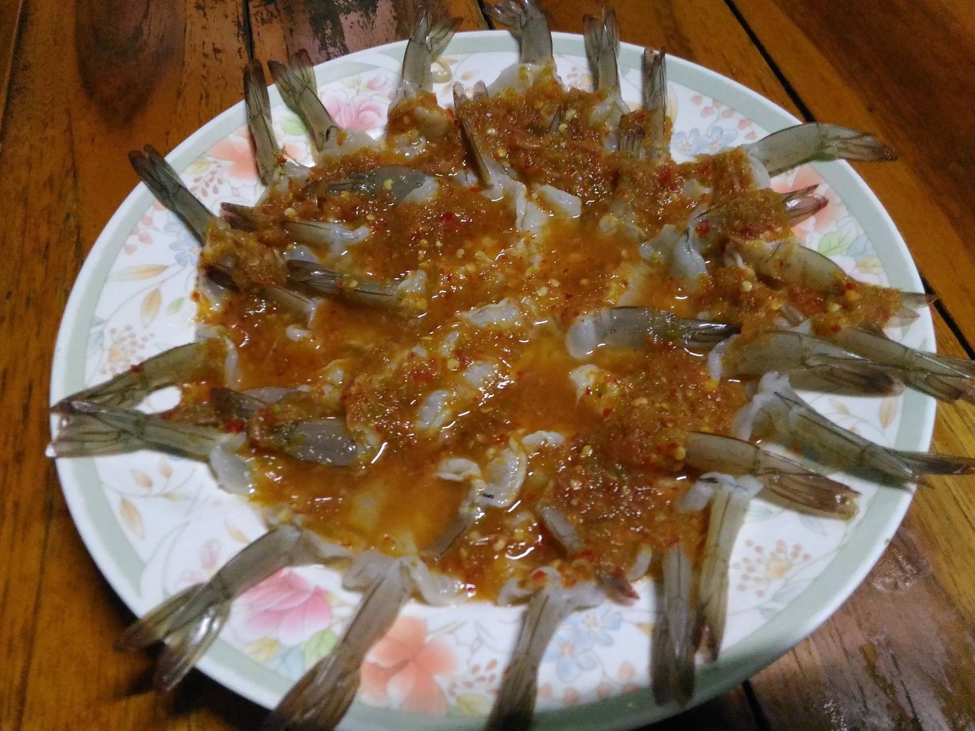 กุ้งแช่น้ำปลา