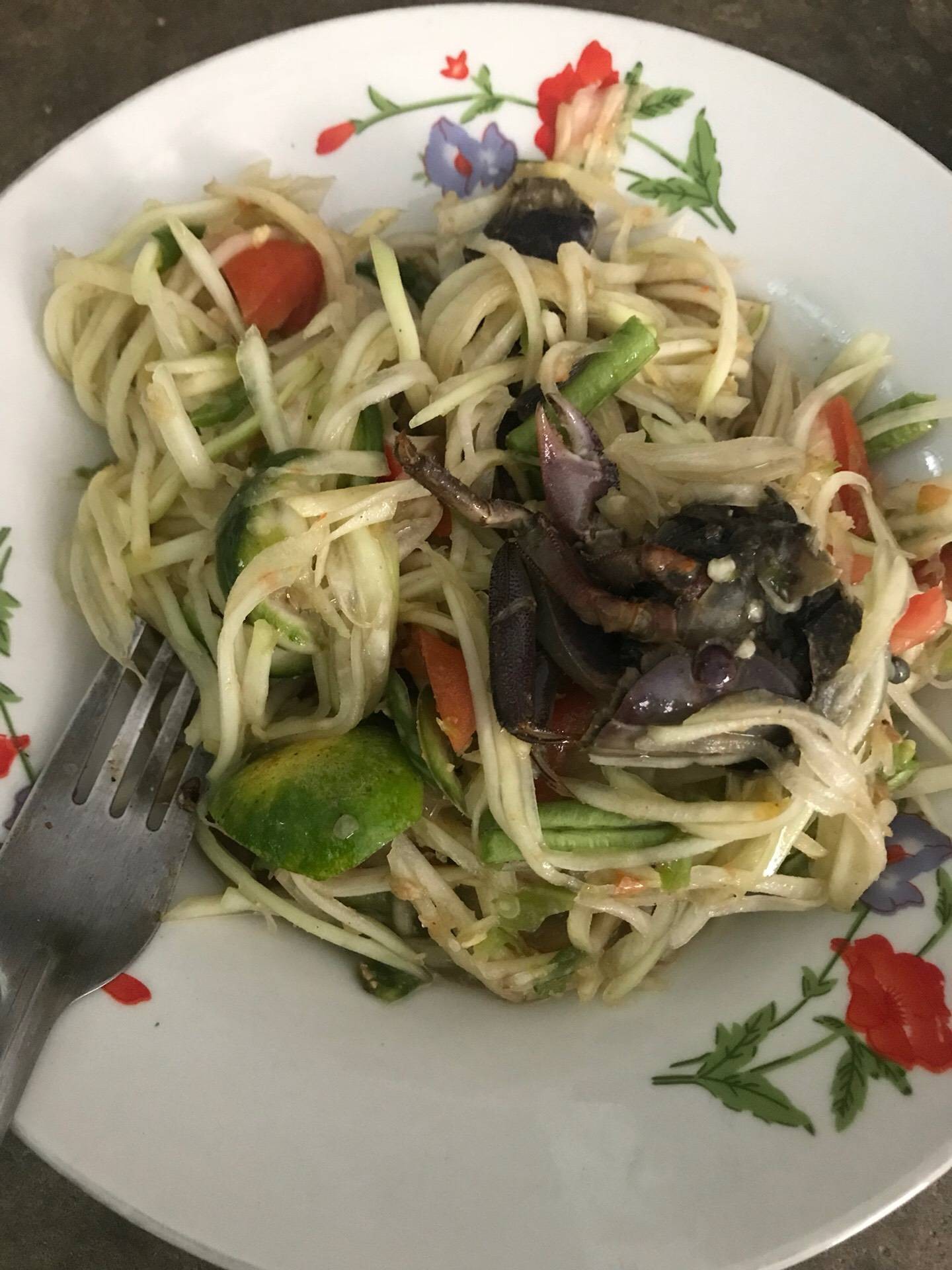 ส้มตำปูปลาร้า