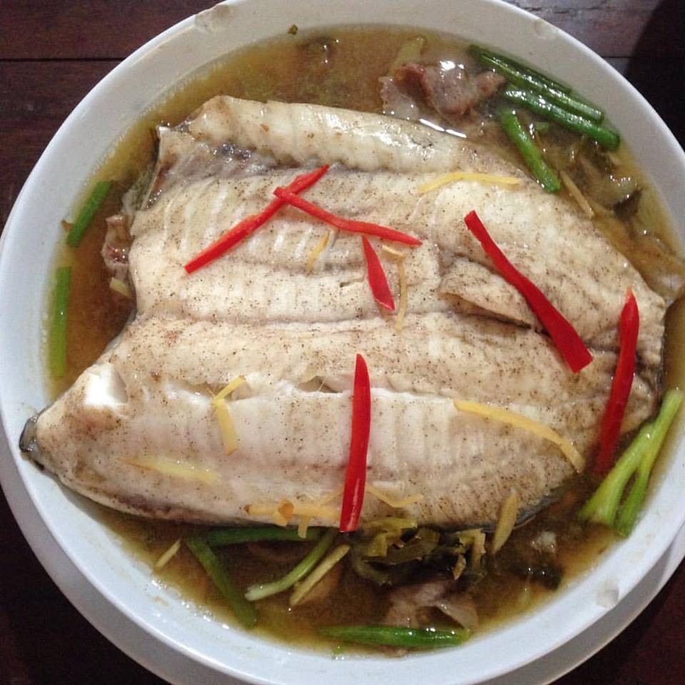 ปลานิลนึ่งบ๊วย