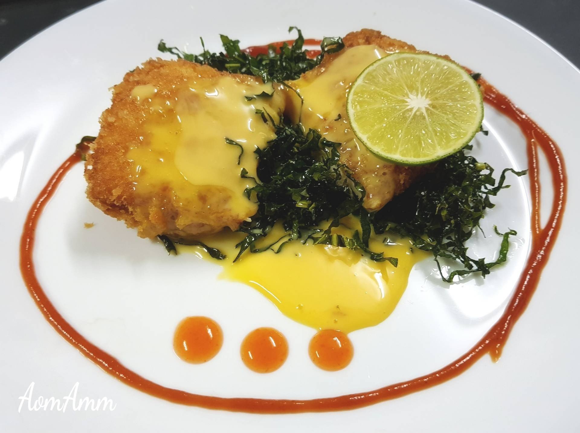 ไก่ทอดซอสมะนาว 🐔