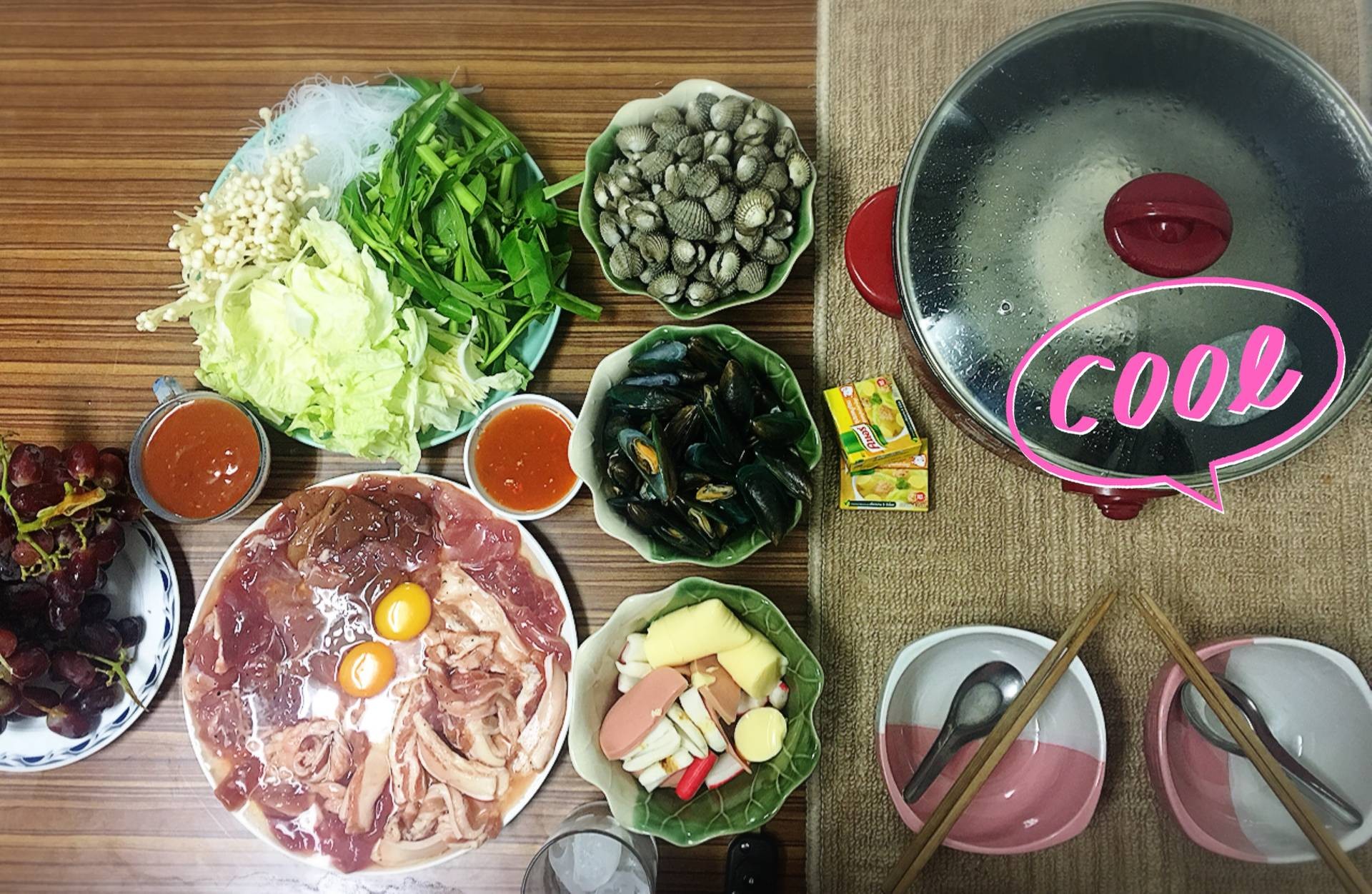 สุกี้ยากี้หมู/ไก่/ทะเล