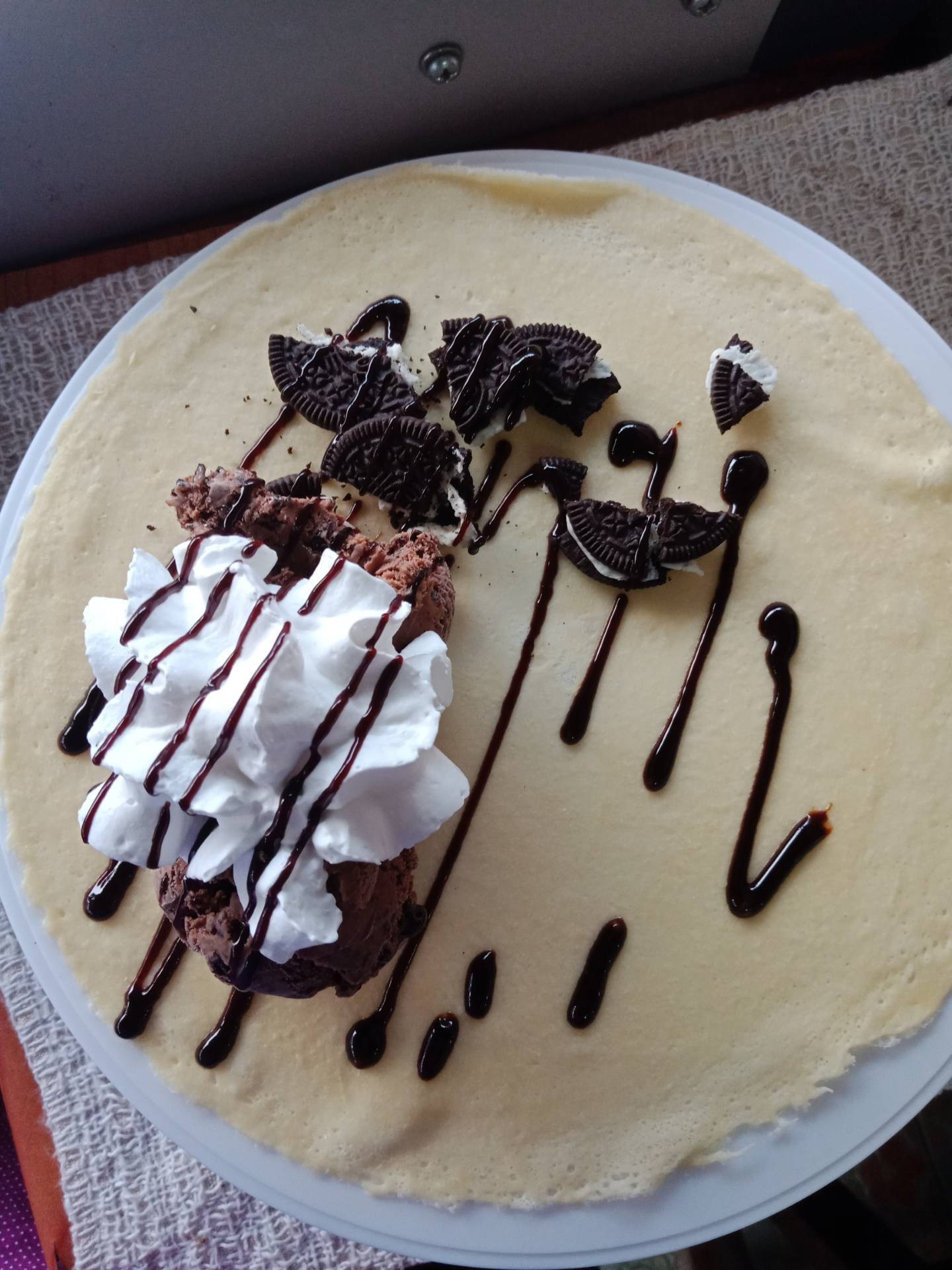 เครปเย็นไอศรีมสไตส์ญี่ปุ่น