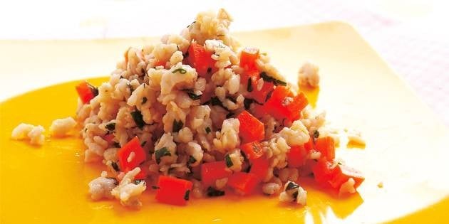 ปลากะพงสับใบกะเพรา ผัดกะเพราของเด็กน้อยอ่อนเผ็ด