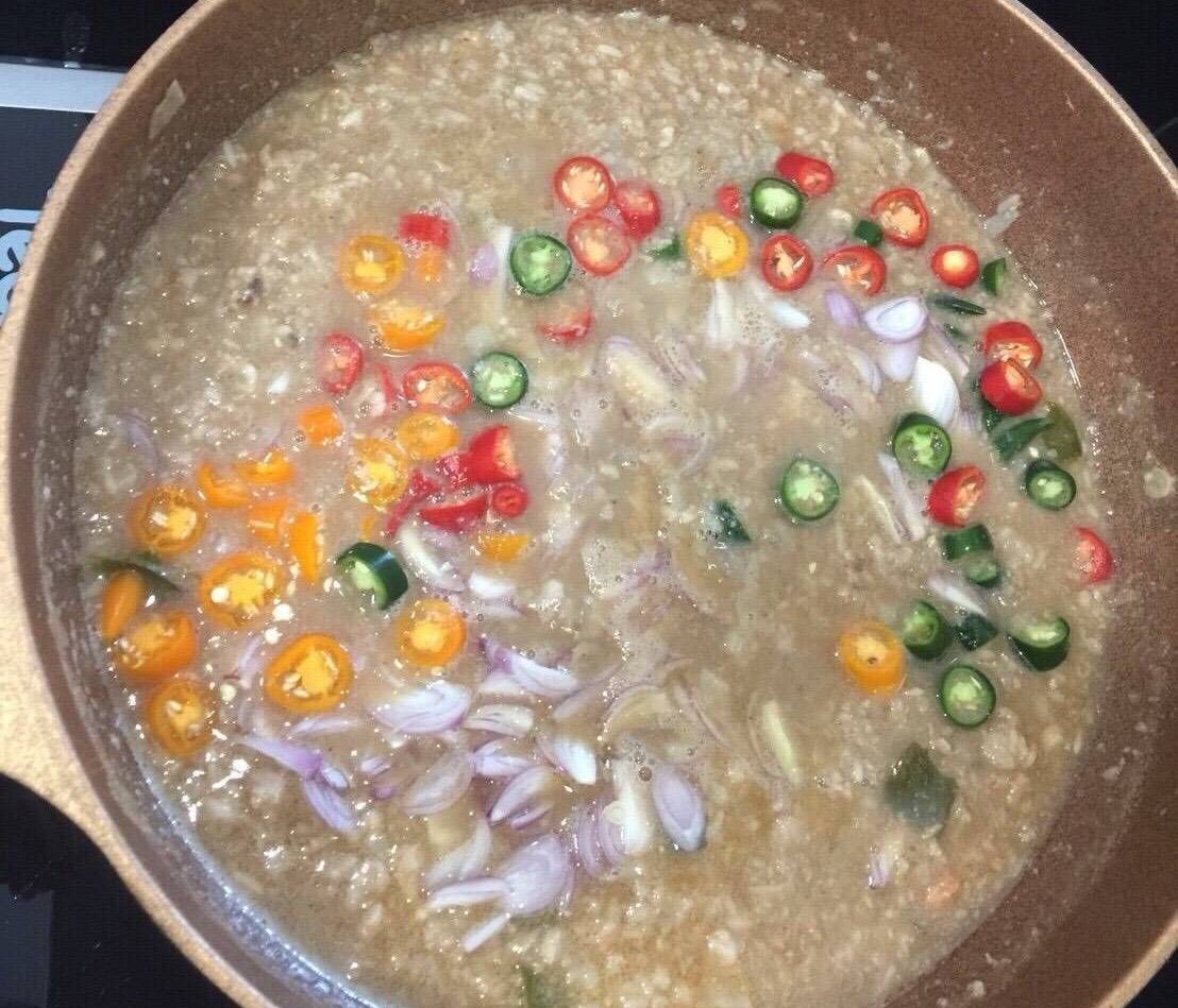 หลนปลาอินทรีย์เค็ม