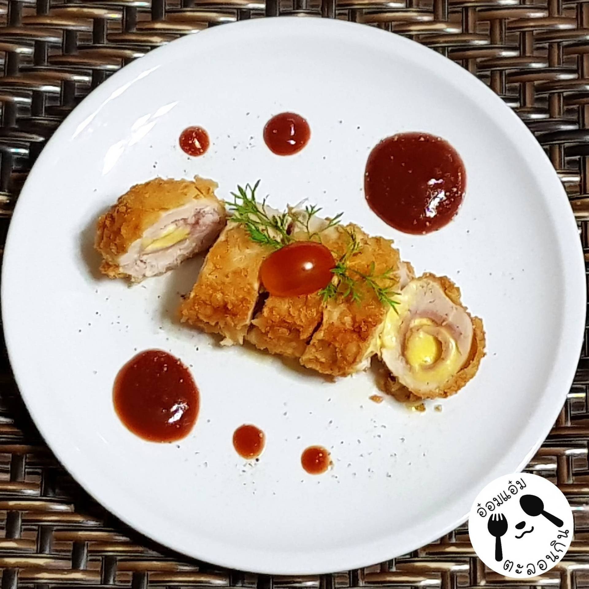 ไก่ทอดไส้แฮมชีส 🍗