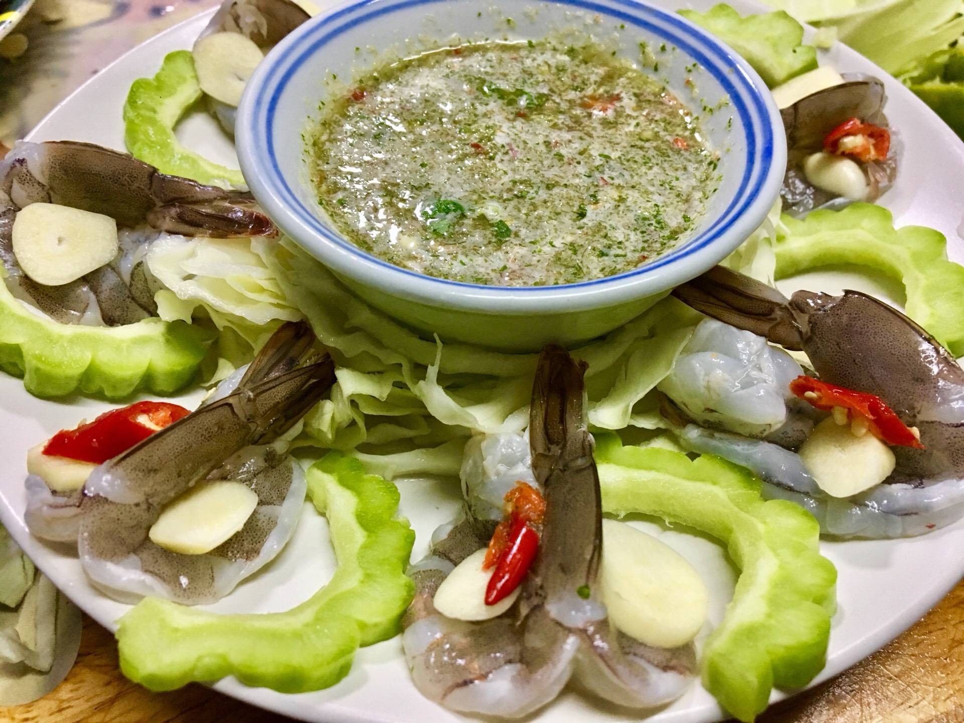 กุ้งแช่น้ำปลา