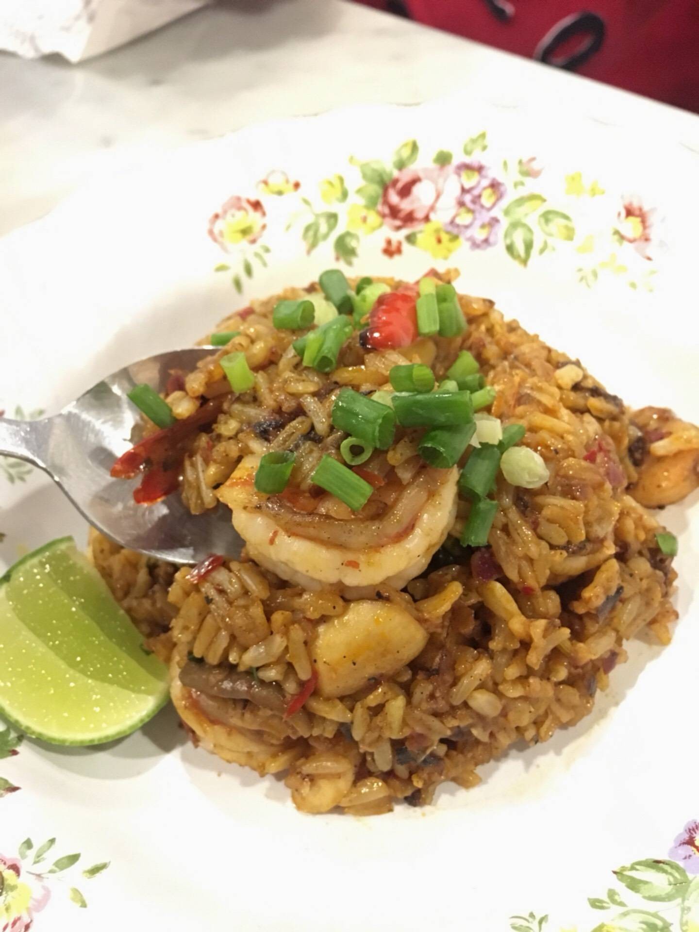 ข้าวผัดต้มยำกุ้ง