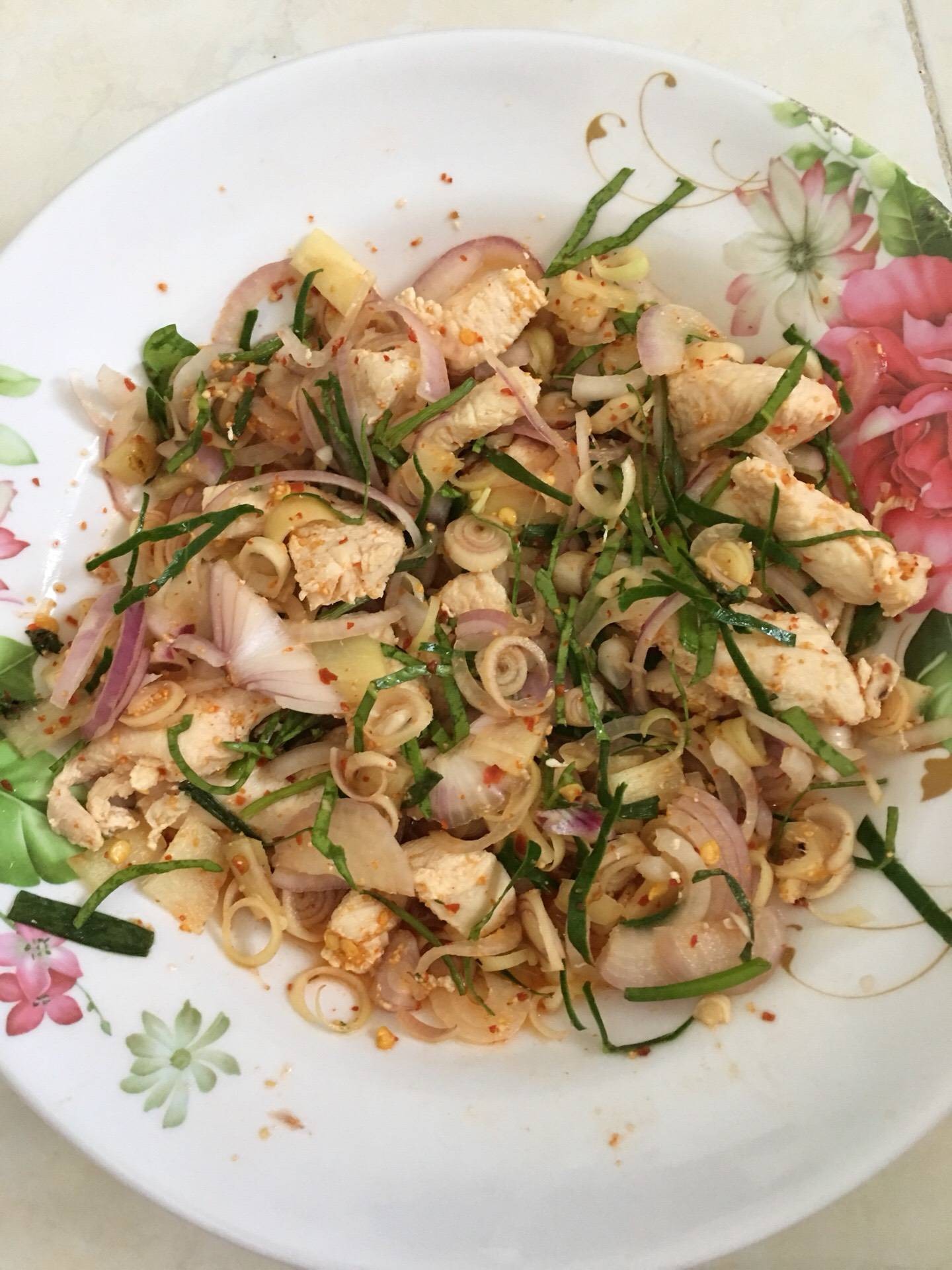 ลาบอกไก่