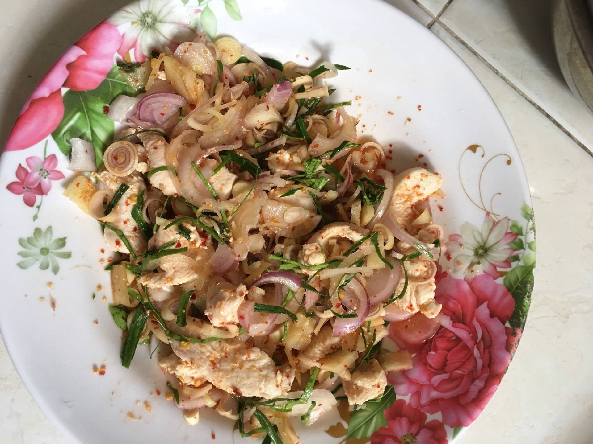 ลาบอกไก่