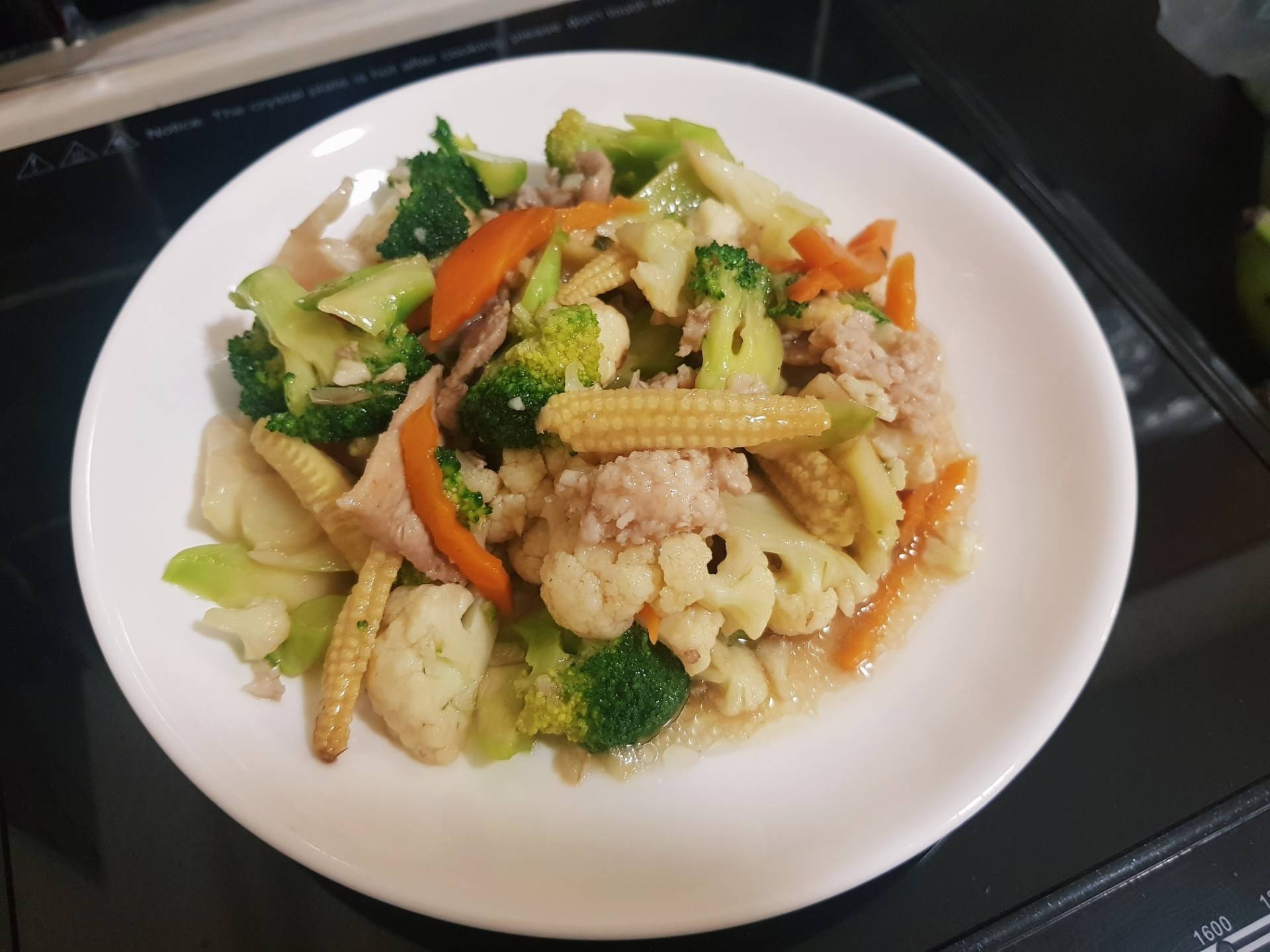 ผัดผักเยอะๆ เครื่องปรุงน้อยๆ