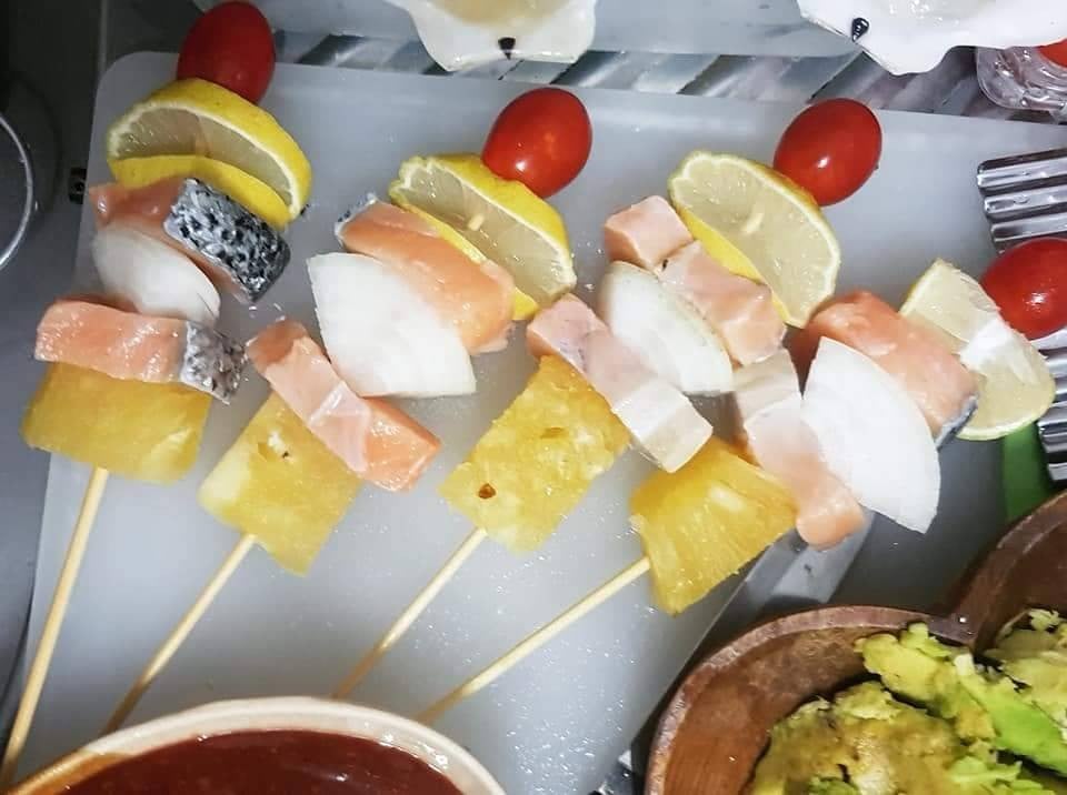 บาร์บีคิวแซลมอน