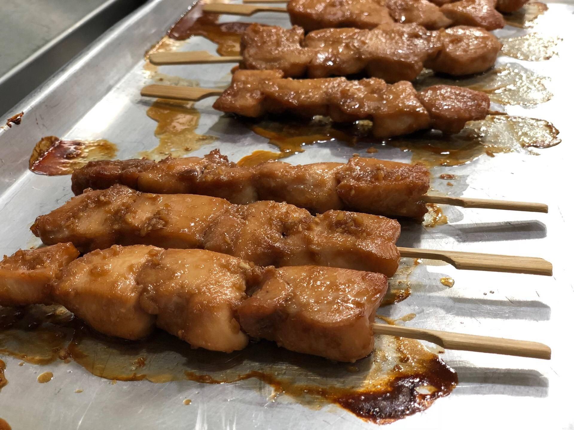 ข้าวไก่ย่างเทอริยากิพร้อมซุปมิโสะ