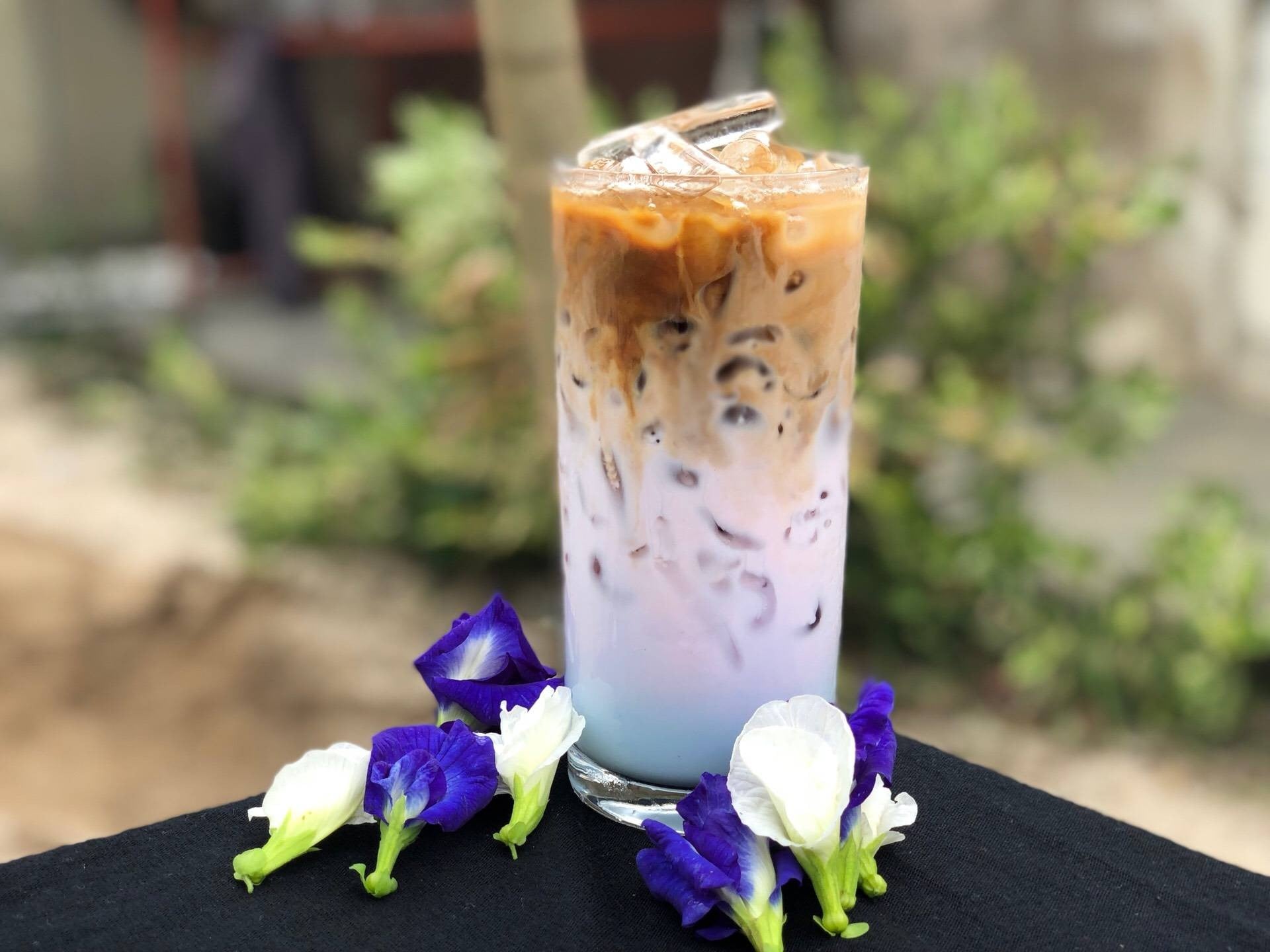 ลาเต้อัญชันนมเย็น