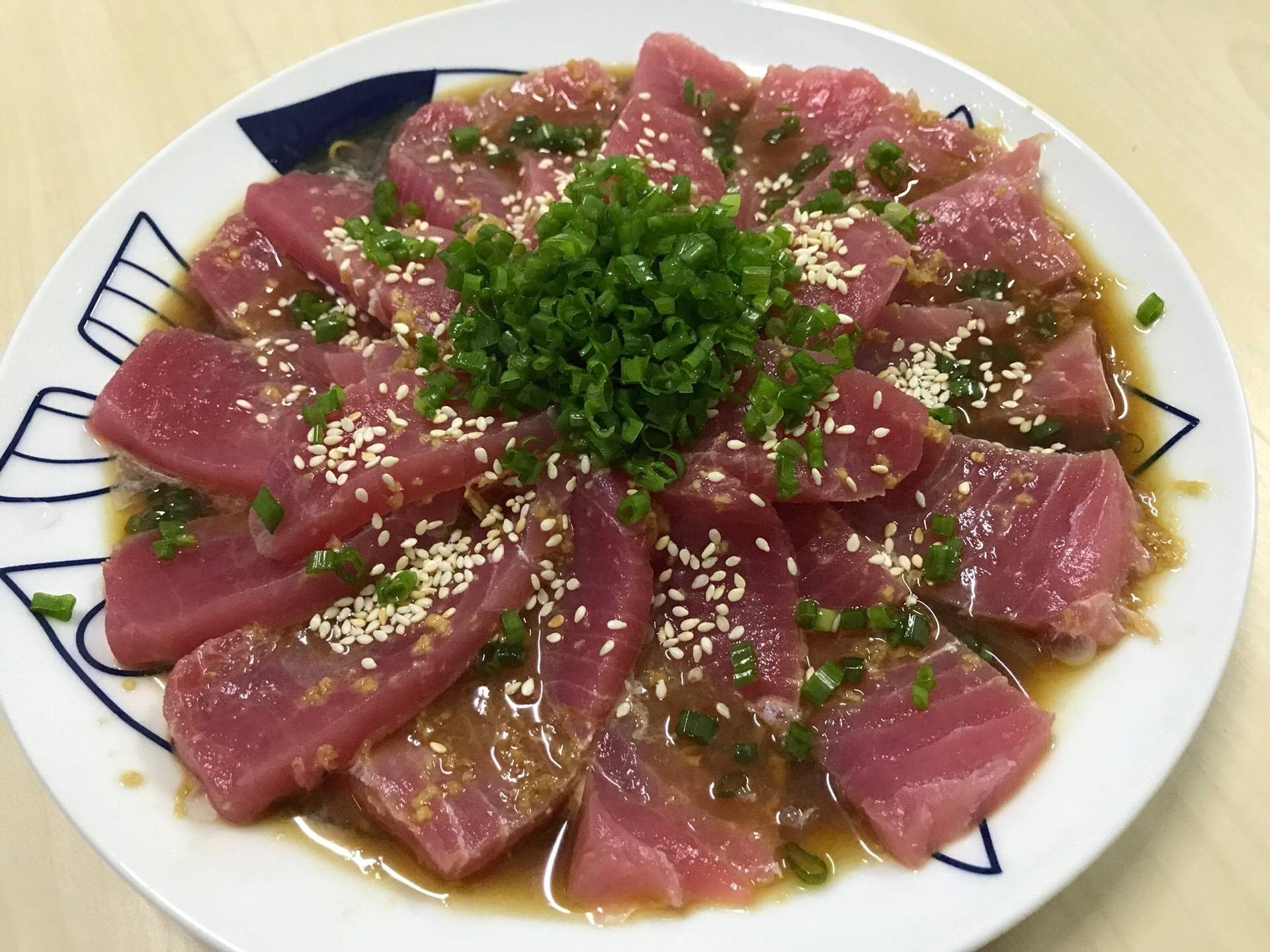 สูตร Tuna Tataki ทูน่า ทาทากิ พร้อมวิธีทำโดย Pingping Wongnai Cooking