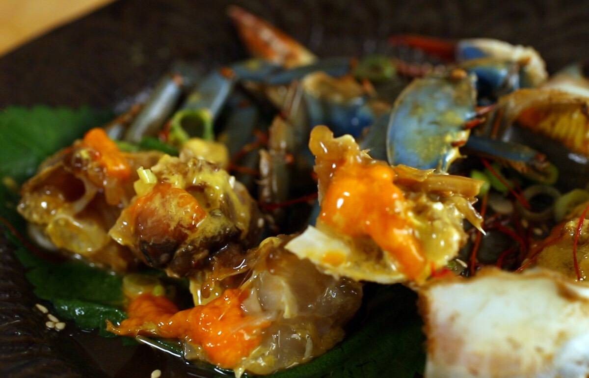 간장게장 (Ganjang-gejang) Raw Crabs Marinated In Soy Sauce/ปูดองซอส