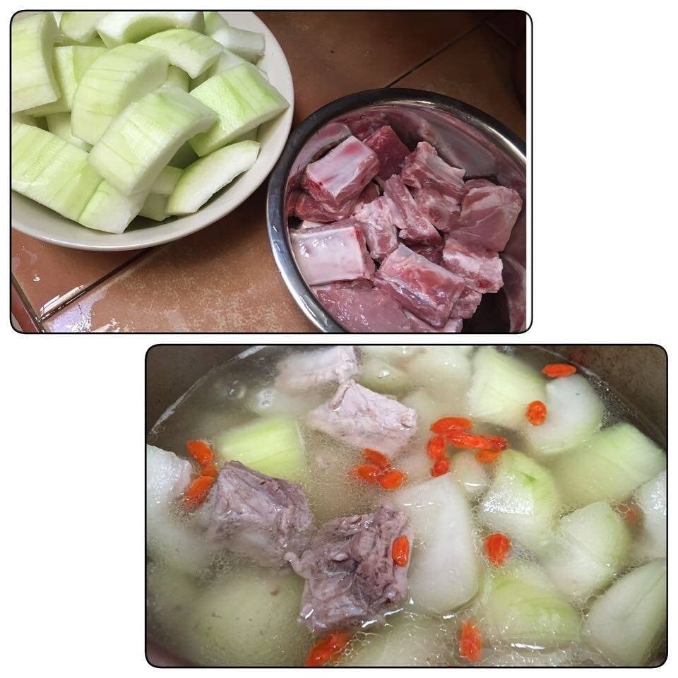 ต้มฟักกระดูกหมูโกจิเบอรี่