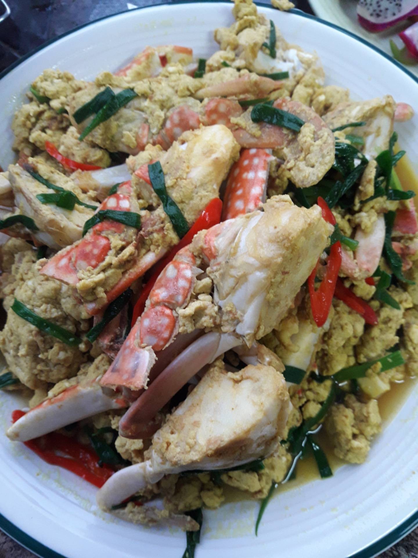 ปูม้าผัดผงกระหรี่