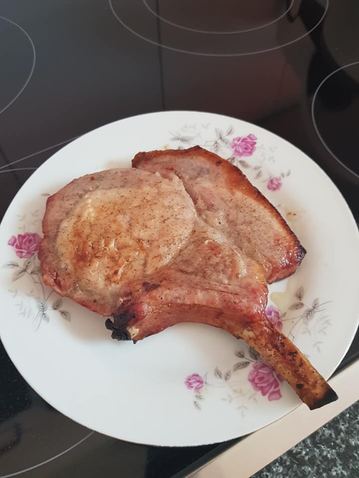 สเต็กหมูสูตรคุณแม่