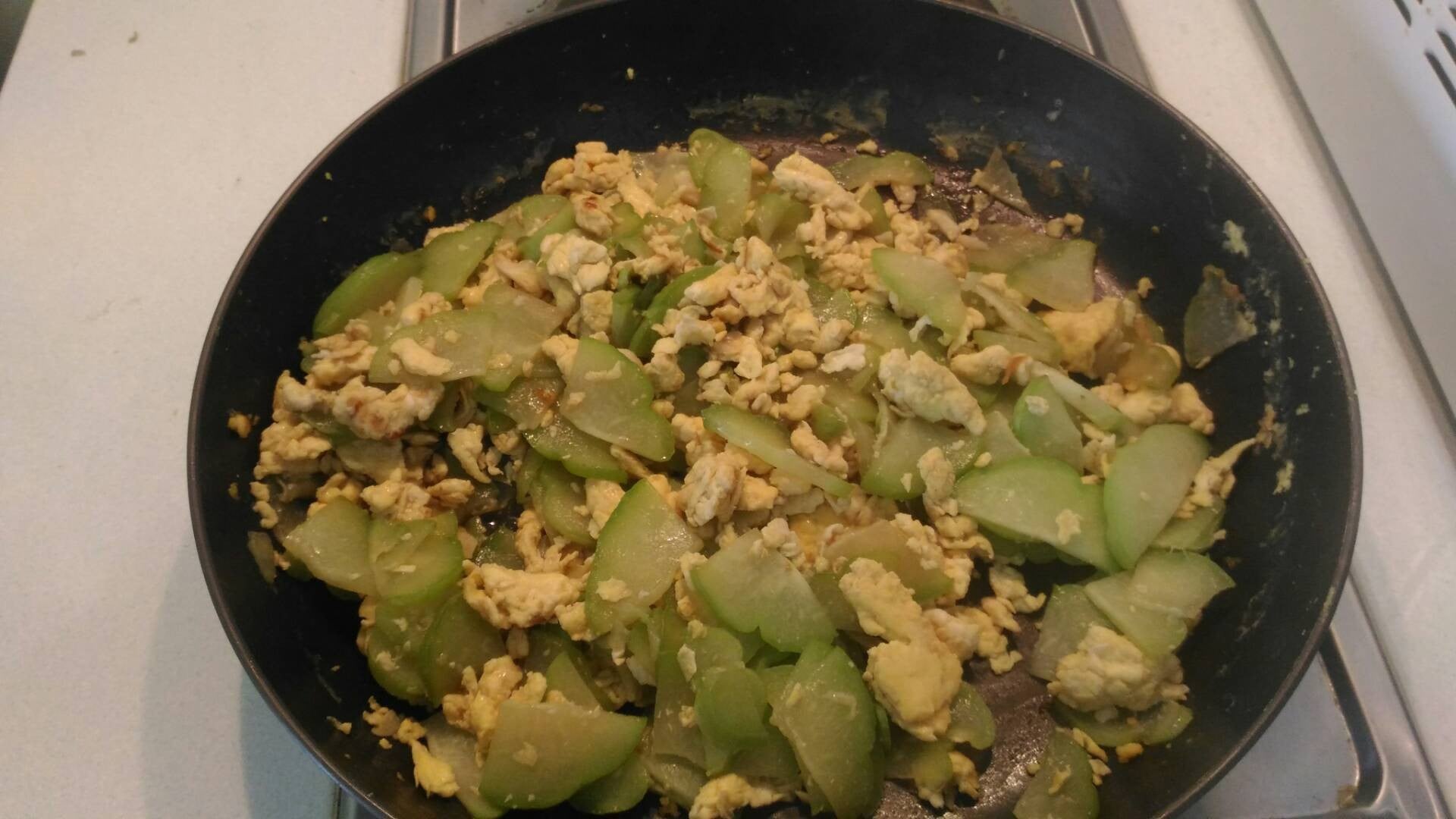 ฟักแม้วผัดไข่(มังสวิรัติ)