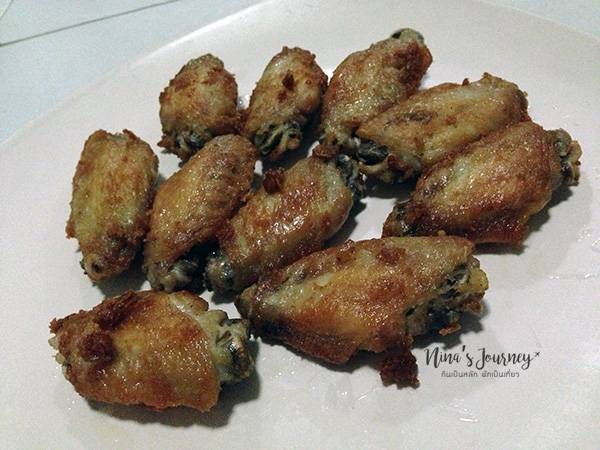 ปีกไก่ทอดเกลือ ด้วยเครื่อง Tefal ActiFry