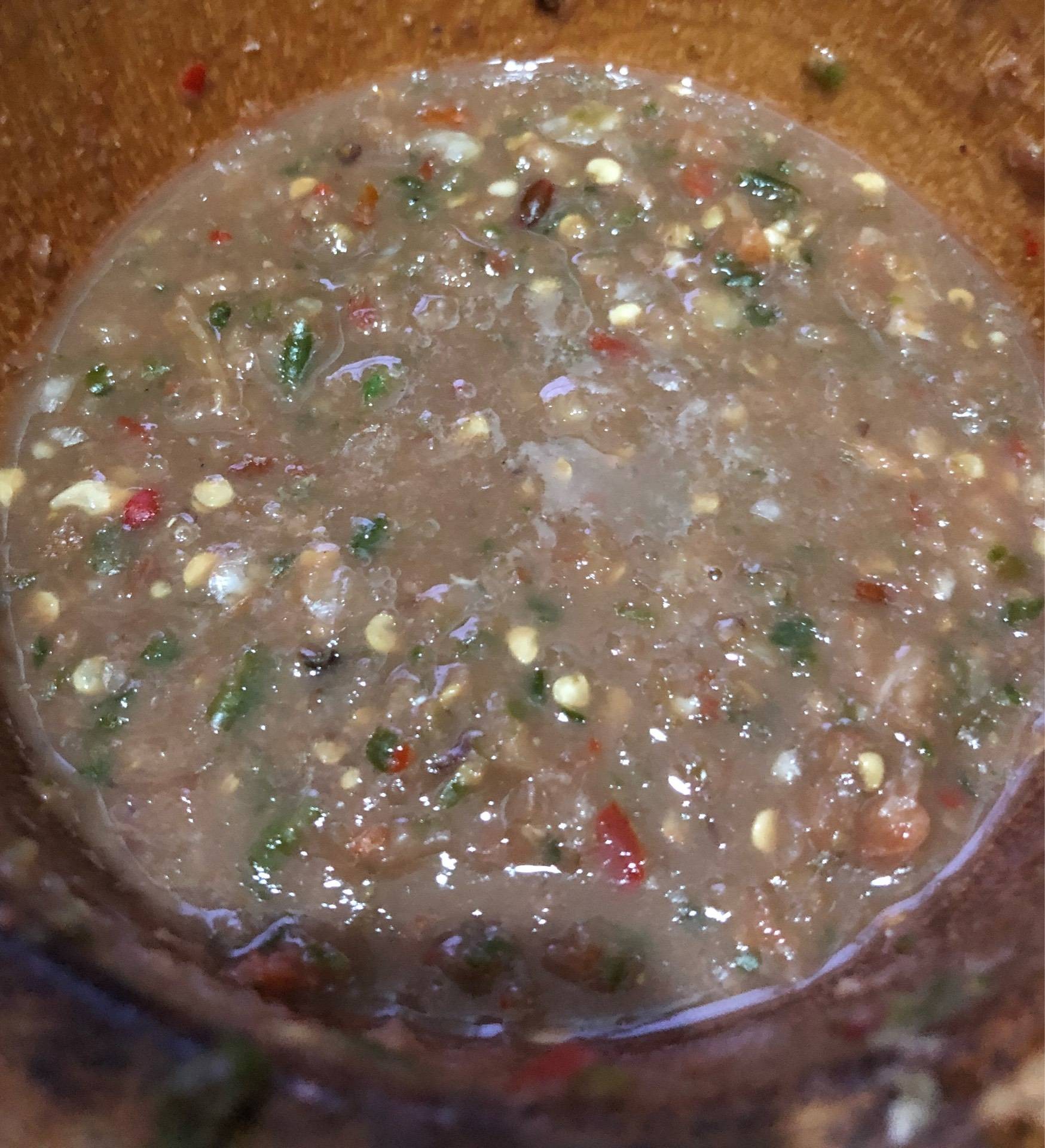 น้ำพริกกะปิกุ้งแห้ง