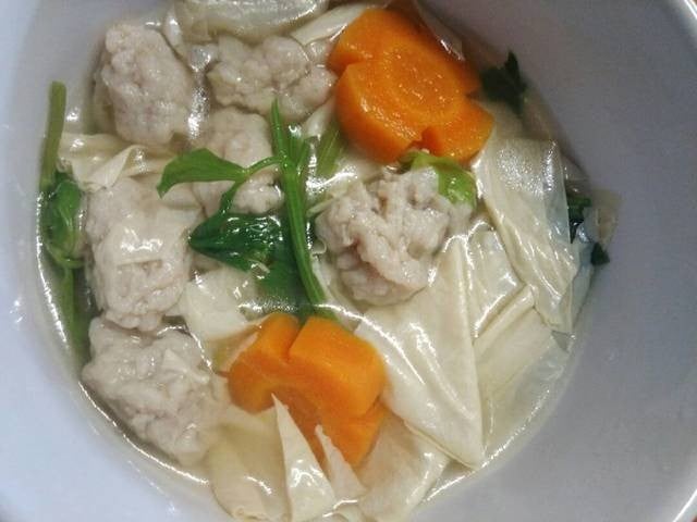 แกงจืดฟองเต้าหู้