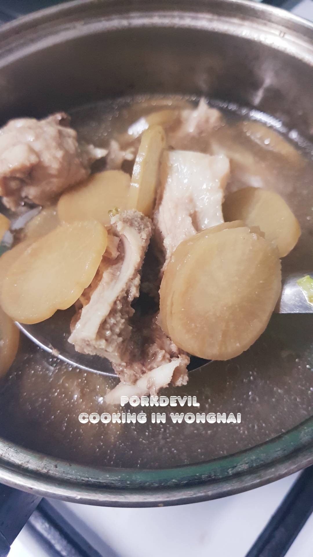 ต้มหัวไชโป้ว