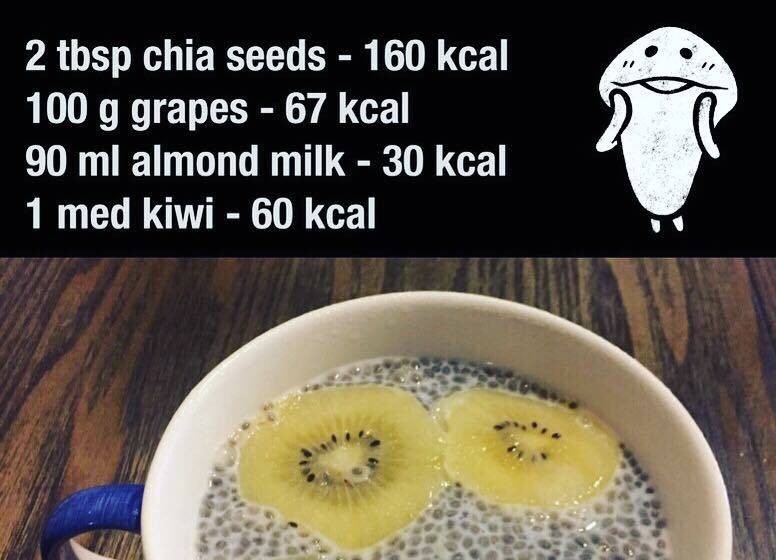 Fruit Salad With Chia Seeds เบาๆ ไม่เบา