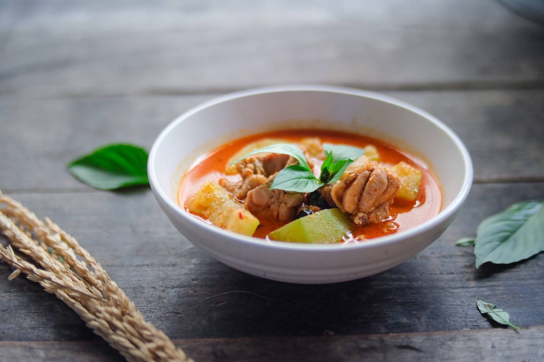 แกงไก่ ใส่ฟักเขียว