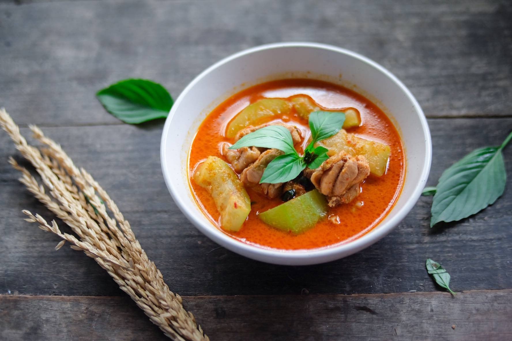 แกงไก่ ใส่ฟักเขียว