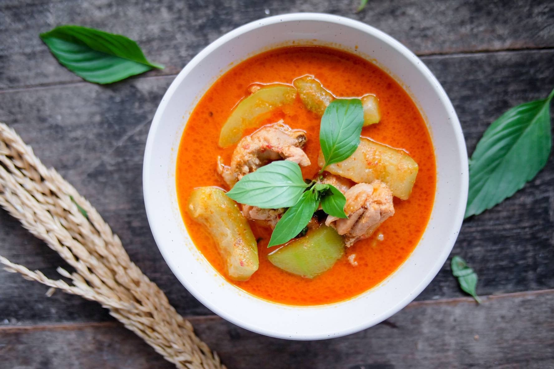 แกงไก่ ใส่ฟักเขียว