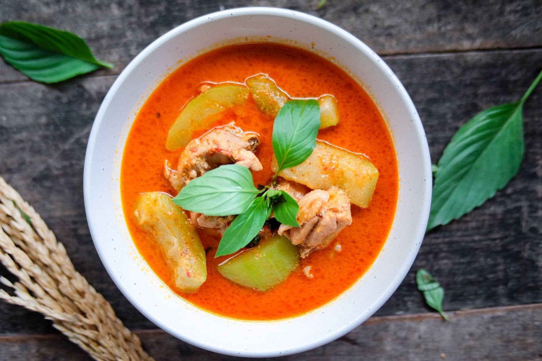 แกงไก่ ใส่ฟักเขียว