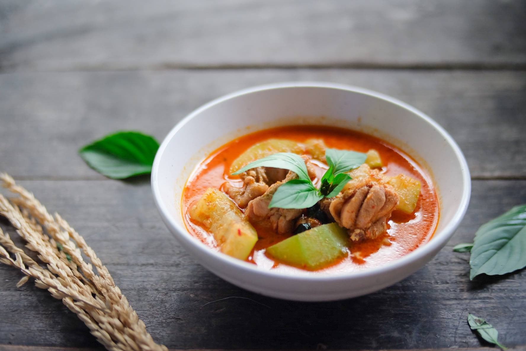 แกงไก่ ใส่ฟักเขียว